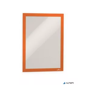   Infokeret, A4, öntapadó háttal, DURABLE "DURAFRAME®", narancssárga