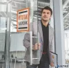 Infokeret, A4, öntapadó háttal, DURABLE "DURAFRAME®", narancssárga