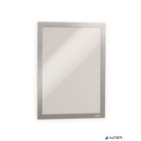   Infokeret, A4, öntapadó háttal, DURABLE 'DURAFRAME®', ezüst