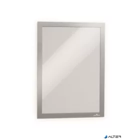   Infokeret, A4, öntapadó háttal, DURABLE "DURAFRAME®", ezüst