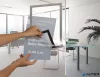 Infokeret, A4, öntapadó háttal, DURABLE "DURAFRAME®", ezüst