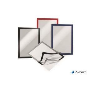   Infokeret, A4, öntapadó háttal, DURABLE 'DURAFRAME', piros