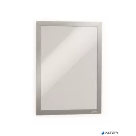   Infokeret, A4, öntapadó háttal, DURABLE "DURAFRAME®", ezüst