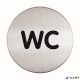 Információs piktogram, öntapadó, DURABLE "WC"