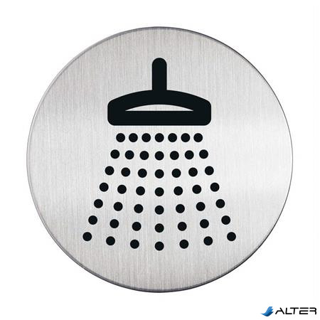 Információs piktogram, öntapadó, DURABLE "Zuhany"