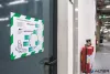 Infokeret, A4, mágneses, DURABLE "DURAFRAME® MAGNETIC SECURITY", zöld-fehér