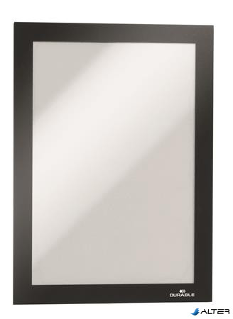 Infokeret, A5, mágneses, DURABLE "DURAFRAME MAGNETIC", fekete