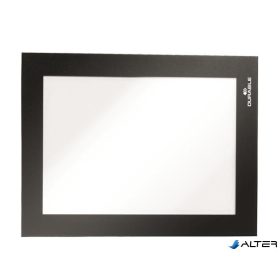   Infokeret, A6, mágneses, DURABLE "DURAFRAME MAGNETIC", fekete