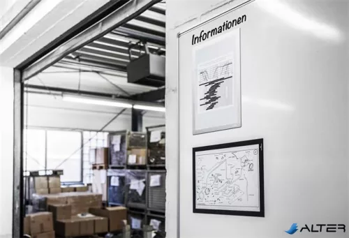 Infokeret, A4, mágneses, DURABLE "DURAFRAME® MAGNETIC PLUS", fekete