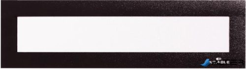 Bemutató fejléc, 297x40 mm, mágneses, DURABLE "DURAFRAME® MAGNETIC TOP", fekete