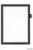 Infokeret, A4, öntapadó, jegyzetelhető, DURABLE DURAFRAME® 'NOTE', fekete