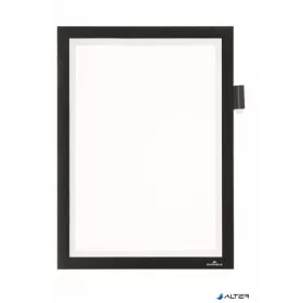   Infokeret, A4, öntapadó, jegyzetelhető, DURABLE DURAFRAME® 'NOTE', fekete