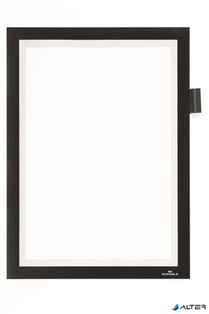 Infokeret, A4, öntapadó, jegyzetelhető, DURABLE DURAFRAME® "NOTE", fekete