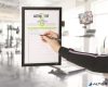Infokeret, A4, öntapadó, jegyzetelhető, DURABLE DURAFRAME® "NOTE", fekete