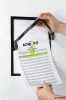 Infokeret, A4, öntapadó, jegyzetelhető, DURABLE DURAFRAME® 'NOTE', fekete