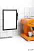 Infokeret, A4, öntapadó, jegyzetelhető, DURABLE DURAFRAME® 'NOTE', fekete