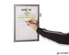 Infokeret, A4, öntapadó, jegyzetelhető, DURABLE DURAFRAME® "NOTE", ezüst