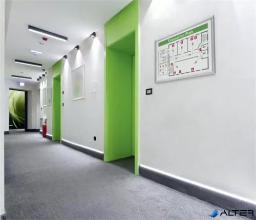 Posztertábla, fali, A2, alumínium keret, DURABLE