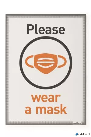 Dokumentumtartó, elektrosztatikus, A4, DURABLE