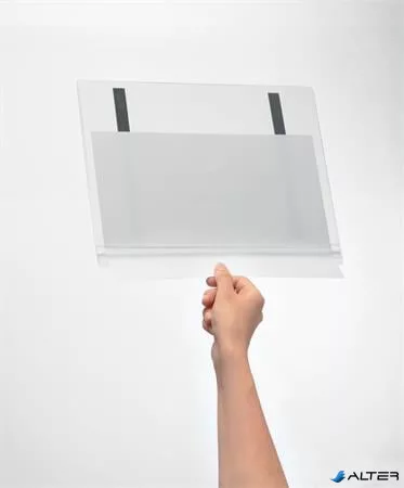 Információs tasak, vízálló, mágneses, A4, DURABLE