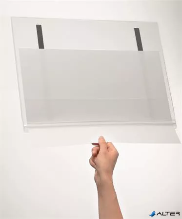 Információs tasak, vízálló, mágneses, A3, DURABLE