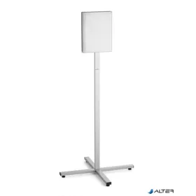   Padlóállvány, kültéri, A4, DURABLE "INFO STAND", antracit-szürke