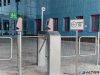 Padlóállvány, kültéri, A4, DURABLE "INFO STAND", antracit-szürke