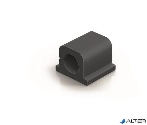 Kábelrögzítő klip, öntapadó, DURABLE "CAVOLINE® Clip pro 1", szürke
