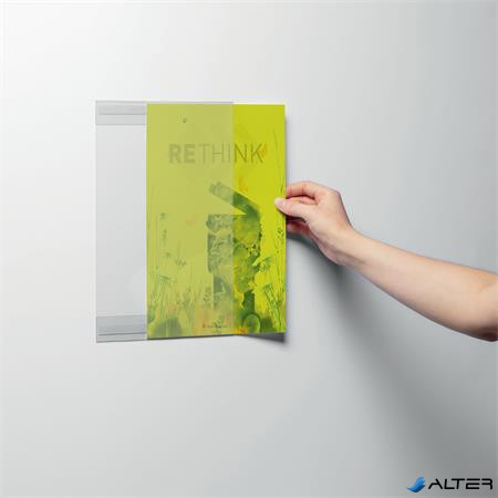 Infokeret, A4, öntapadó háttal, DURABLE "rPET", áttetsző