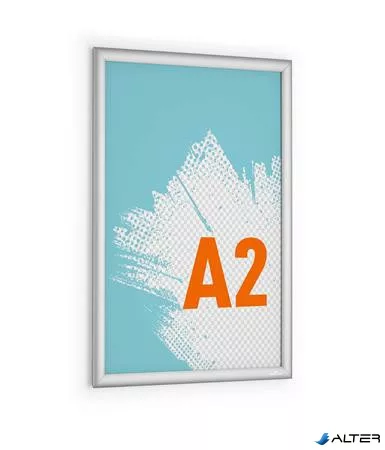 Infokeret, alumínium, kültéri, A2, DURABLE "Outdoor", ezüst