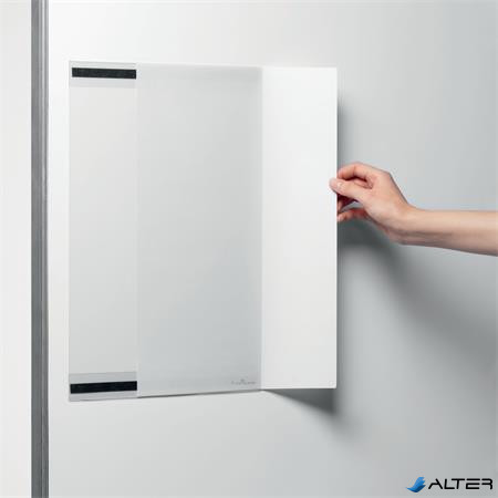 Infokeret, A3, mágneses, DURABLE "rPET", áttetsző