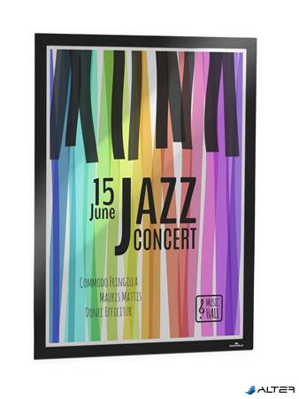 Infokeret, A2, DURABLE "DURAFRAME® POSTER", fekete