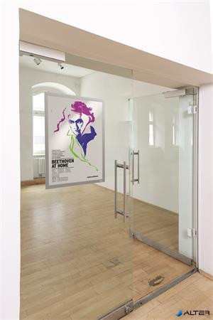 Infokeret, A2, DURABLE "DURAFRAME POSTER", ezüst