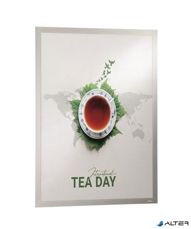 Infokeret, 50x70 cm, DURABLE 'DURAFRAME POSTER', ezüst