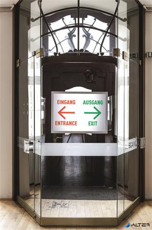 Infokeret, 50x70 cm, DURABLE 'DURAFRAME POSTER', ezüst