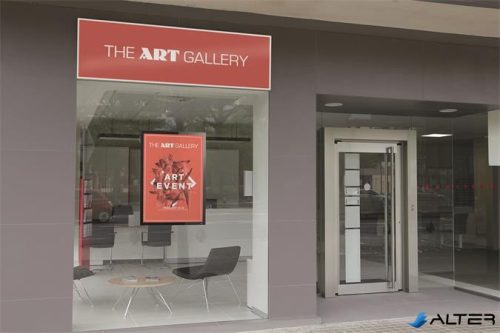 Infokeret, 70x100 cm, DURABLE "DURAFRAME POSTER", fekete