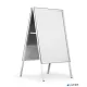 Megállító tábla, poszteres, A1, DURABLE "Fold Outdoor", ezüst