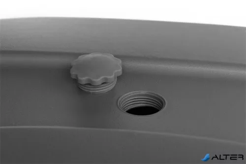 Megállító tábla, poszteres, talppal, A1, DURABLE "Heavy Base Outdoor", ezüst