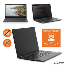   Monitorszűrő, betekintésvédelemmel, 345x215 mm, 16' 16:10, DURABLE 'MAGNETIC 16', mágneses