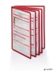Bemutatótábla, A4, DURABLE "SHERPA®", piros