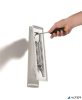Bemutatótábla tartó, fali, 10 db bemutatótáblával, DURABLE "SHERPA WALL", piros