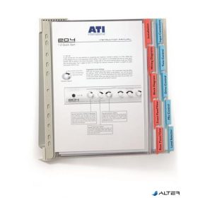   Bemutatótábla tartó, fali, 10 db bemutatótáblával, DURABLE "FUNCTION WALL 10", vegyes szín