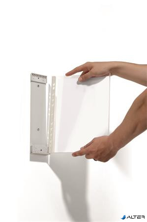 Bemutatótábla tartó, fali, 10 db bemutatótáblával, DURABLE "FUNCTION WALL 10", vegyes szín