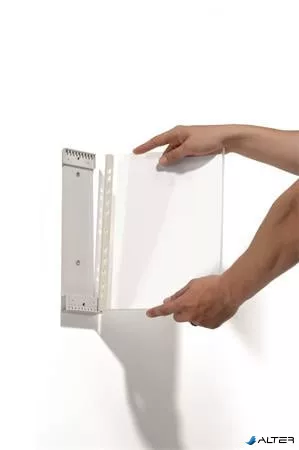 Bemutatótábla tartó, fali, 10 db bemutatótáblával, DURABLE "FUNCTION WALL 10", vegyes szín
