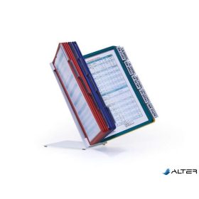   Bemutatótábla tartó, asztali, 20 db bemutatótáblával, DURABLE "VARIO®", vegyes színek