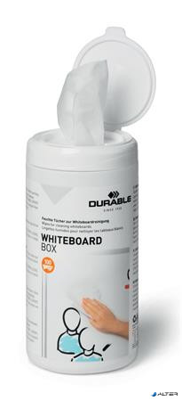 Tisztítókendő, 100 db, DURABLE 'WHITEBOARD BOX 100'