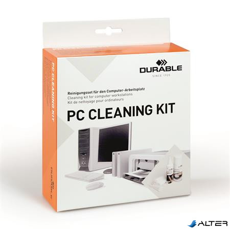Tisztító szett, műanyag felületre, képernyőhöz, DURABLE