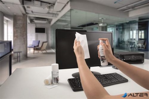 Tisztító szett, műanyag felületre, képernyőhöz, DURABLE