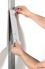 Bemutatótábla tartó, fali, mágneses, 10 férőhelyes, DURABLE "FUNCTION", szürke
