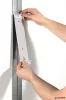 Bemutatótábla tartó, fali, mágneses, 10 férőhelyes, DURABLE "FUNCTION", szürke